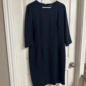 Antonio Melani Navy sheath dress size 14 Dillards